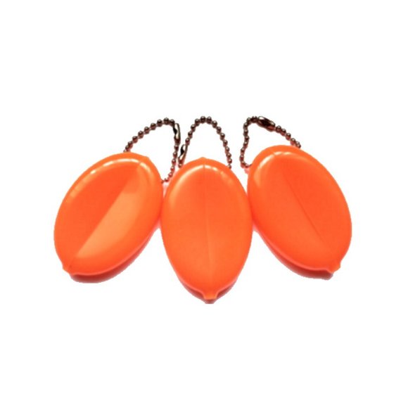 Rubber Squeeze Oval Coin Purse Change Holder 3 Pk - Picture 2 of 2